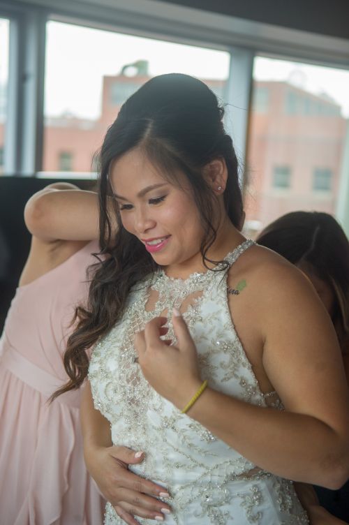 Bridal portrait at the W hotel MA, boston wedding