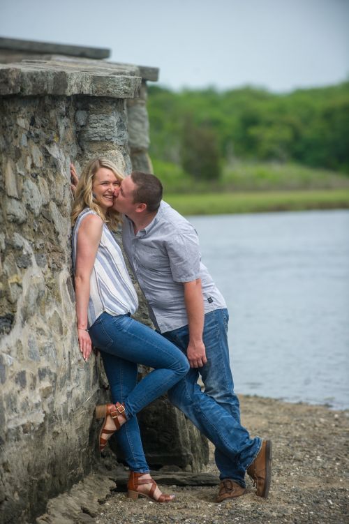 Colt state park engagement photo, wedding photographer rhode island