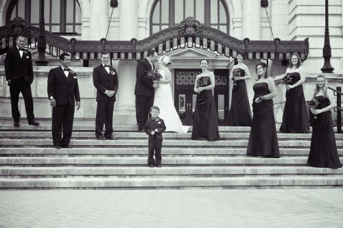 wedding day family portrait union station Worcester ma.  union station wedding. ma wedding and portrait photographer