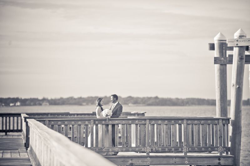 Wedding portraits by the water. colt state park. New england and destination wedding photographer